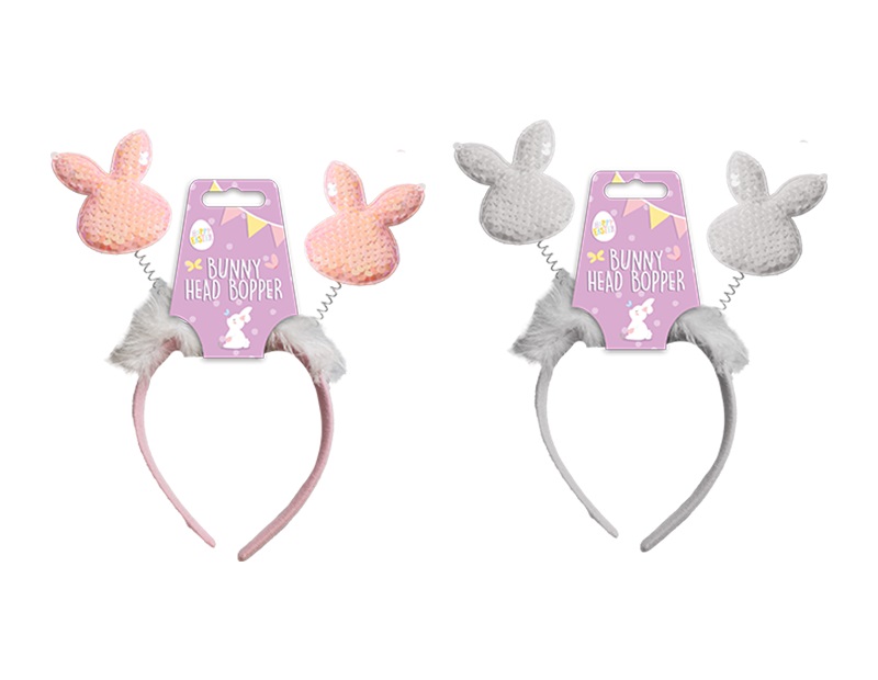 EASTER SEQUIN BUNNY HEAD BOPPERS - Click Image to Close