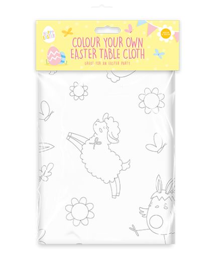 Colour Your Own Easter Table Cloth - Click Image to Close