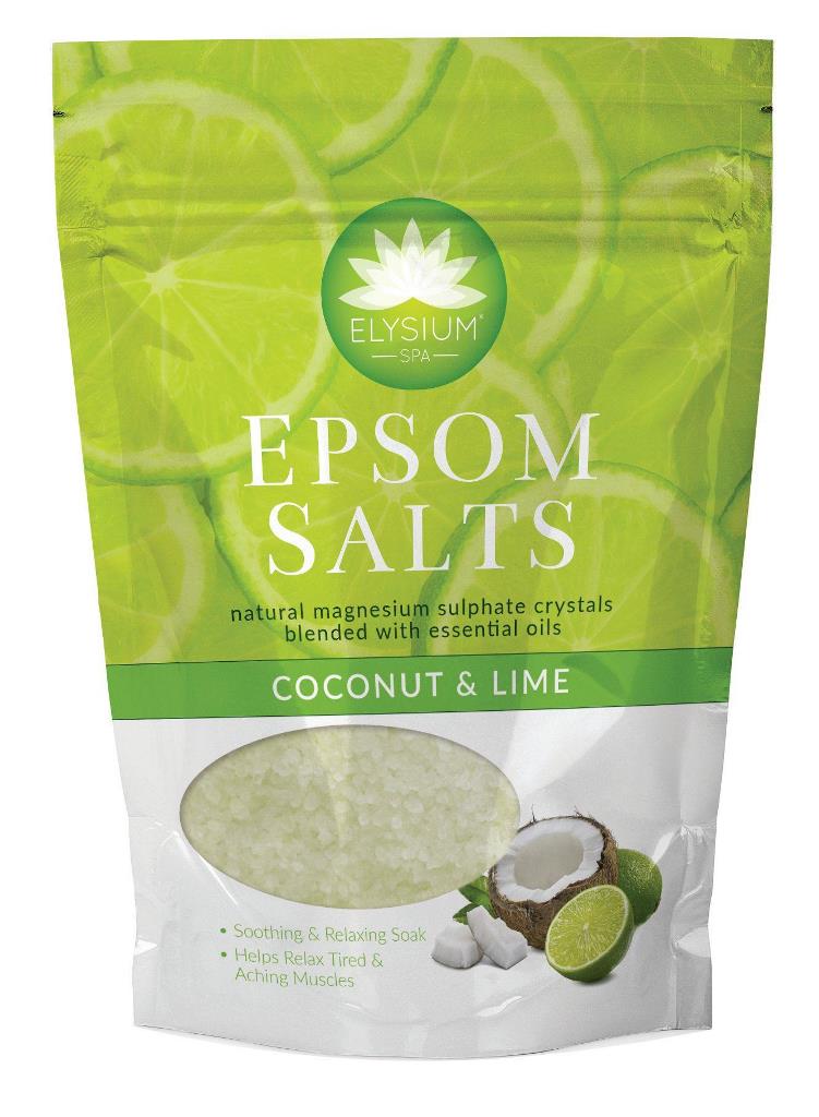 Elysium Spa Bath Salts Coconut & Lime 450G - Click Image to Close