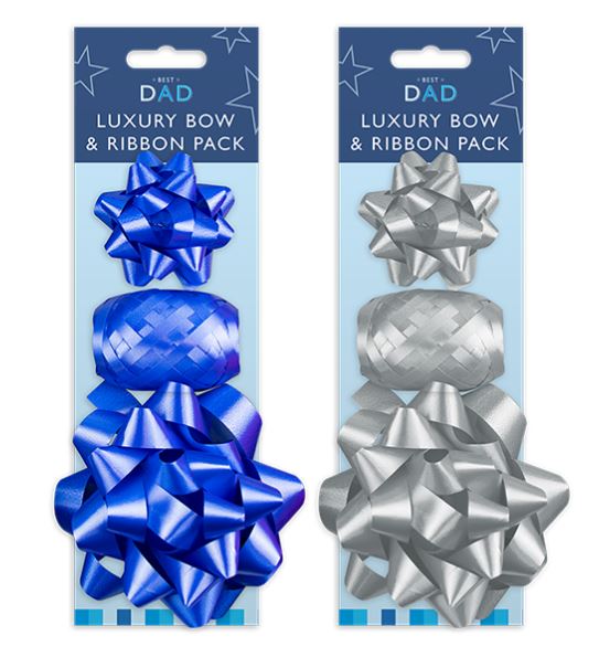 Father's Day Luxury Bow & Ribbon Pack - Click Image to Close