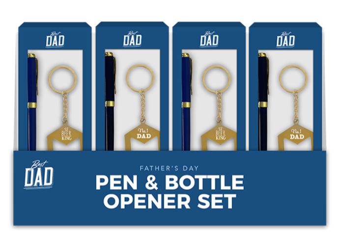 Father's Day Pen and Bottle Opener Set - Click Image to Close