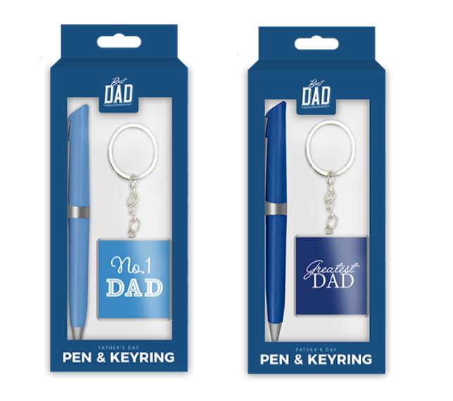 Father's Day Pen & Keychain Gift Set - Click Image to Close
