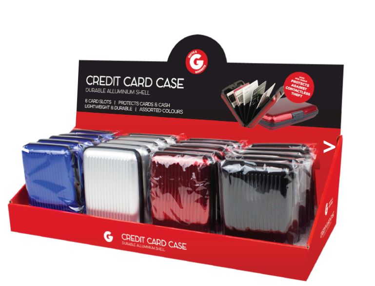 ALUMINIUM CREDIT CARD CASE - Click Image to Close