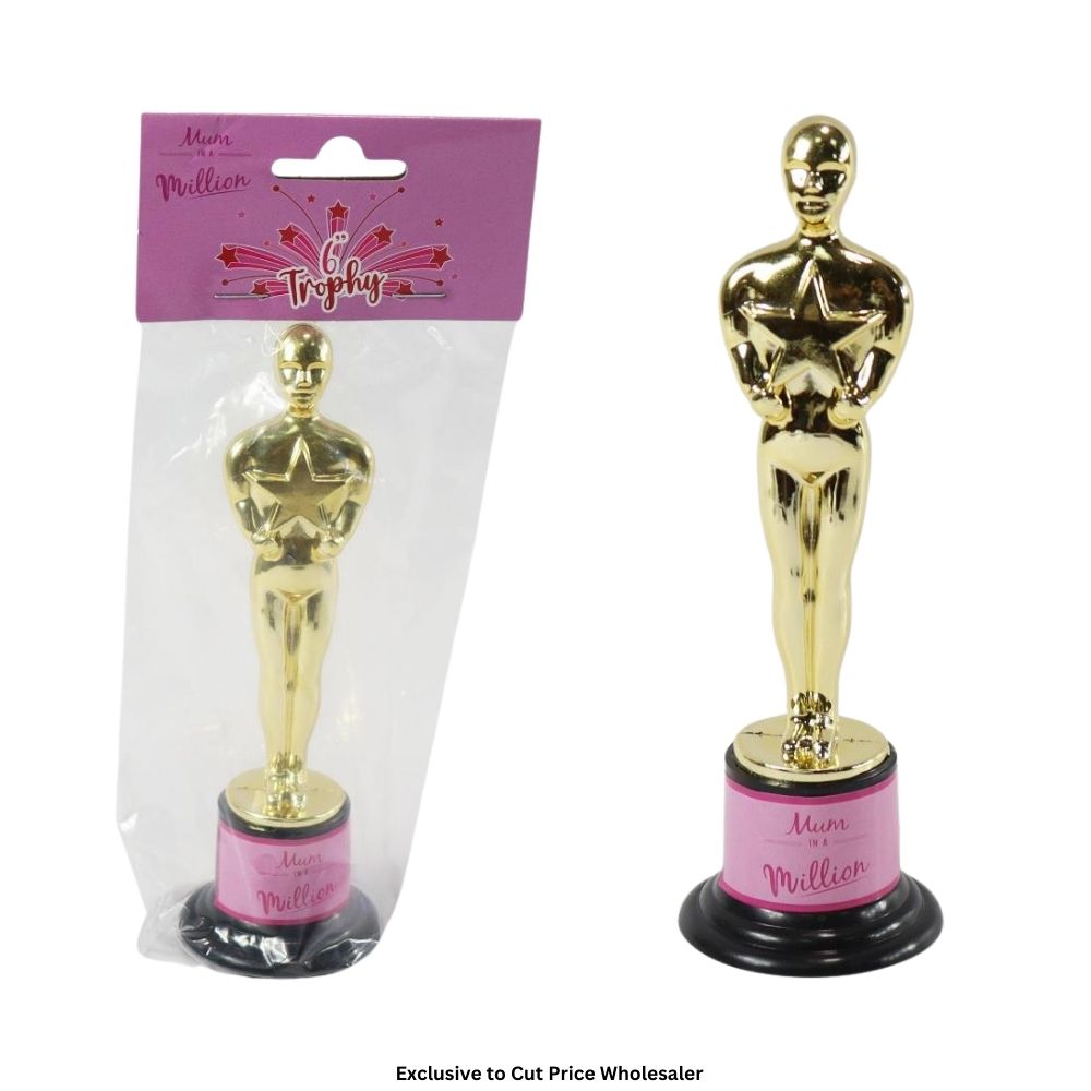 6" Trophy Mum In A Million In PolyBag With Header Card - Click Image to Close