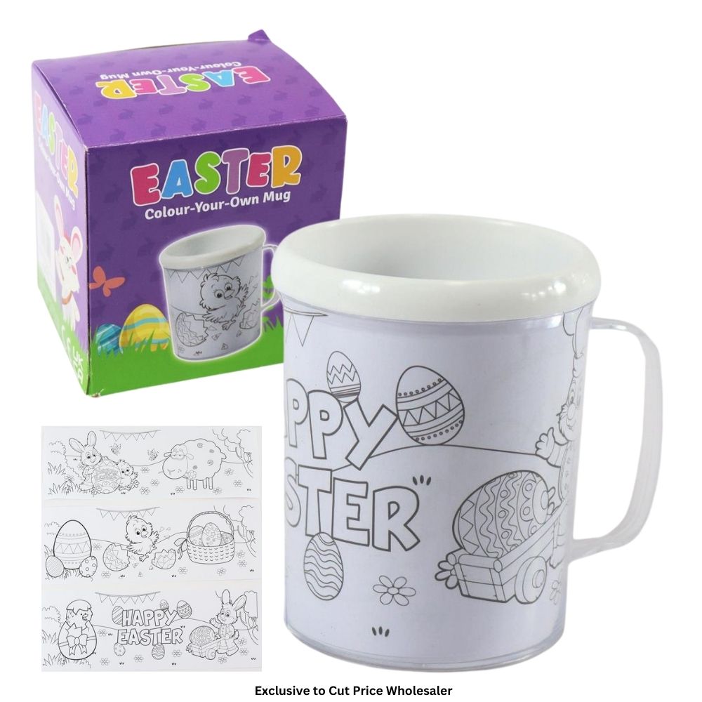 Colour Your Own Easter Mug - Click Image to Close