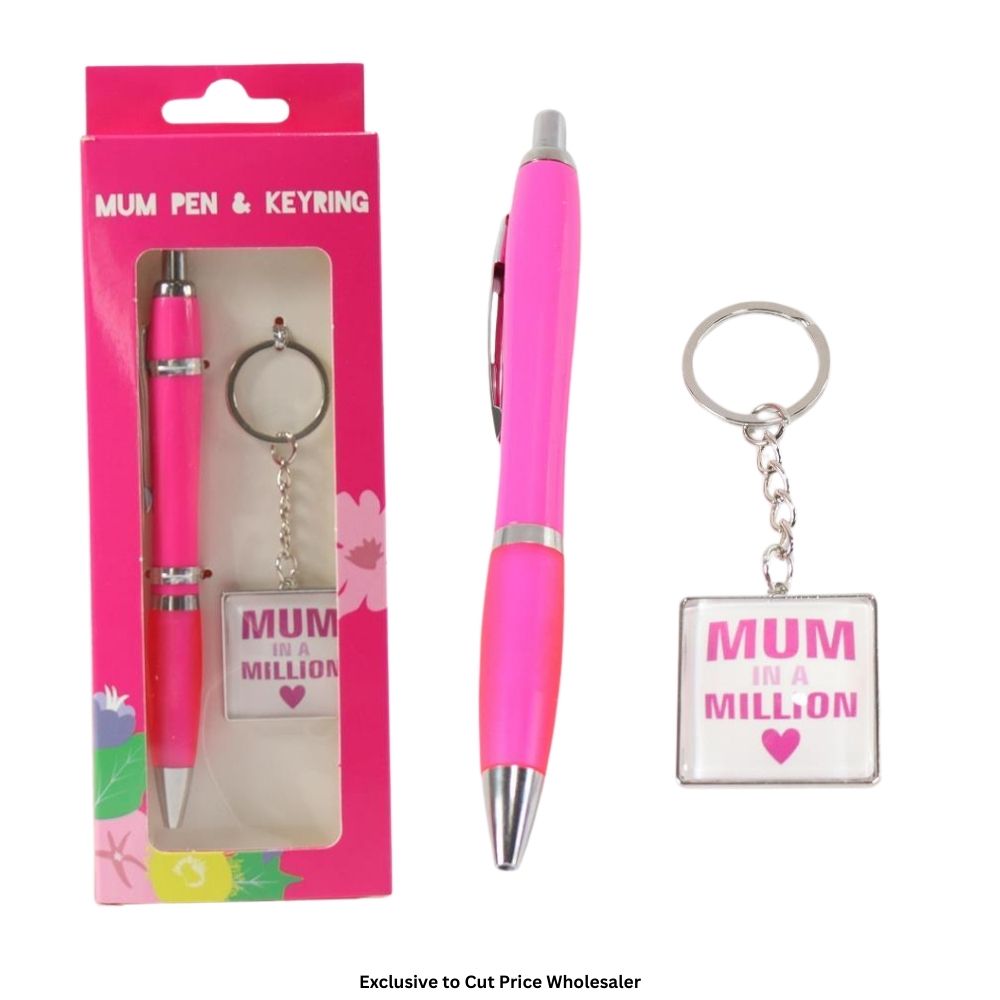 Mum In A Million Pen & Keychain - Click Image to Close