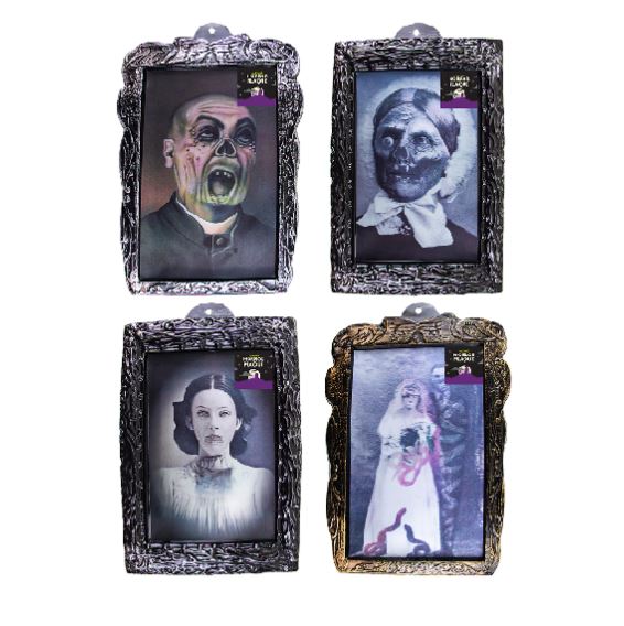 Lenticular Halloween Horror Plaque - Click Image to Close