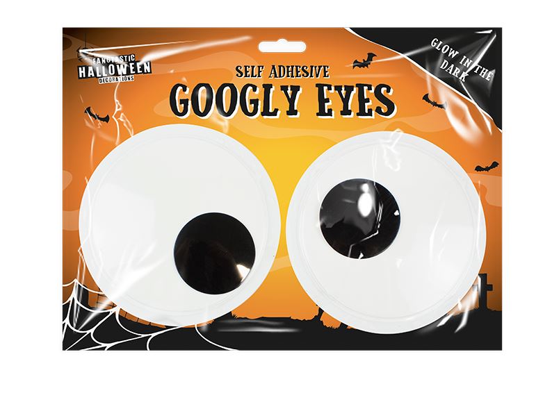 Self-Adhesive Halloween Googly Eyes - Click Image to Close