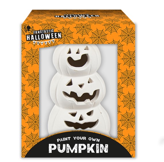 Halloween Paint Your Own Pumpkin Decoration - Click Image to Close