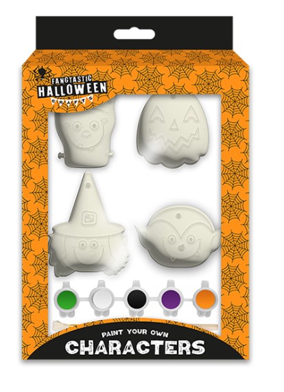 Halloween Paint Your Own Characters - Click Image to Close