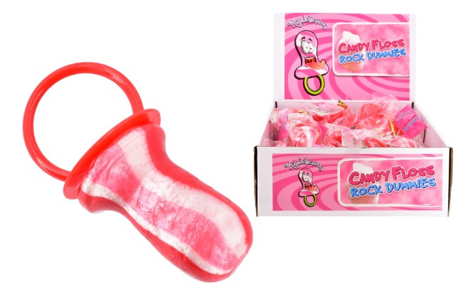 Candy Floss Rock Dummies 60G - Click Image to Close