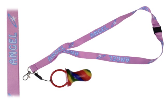 Angel Lanyard With Rock Dummy - Click Image to Close
