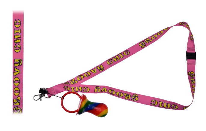 Lanyard With Rock Dummy - Click Image to Close