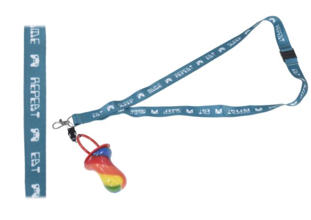 Gaming Lanyard With Rock Dummy - Click Image to Close