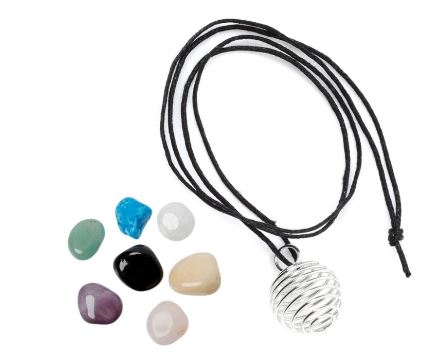 Make Your Own Gemstone Necklace Kit - Click Image to Close