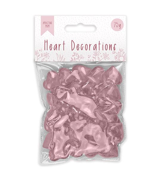 Mother's Day Acrylic Heart Decorations 75g - Click Image to Close