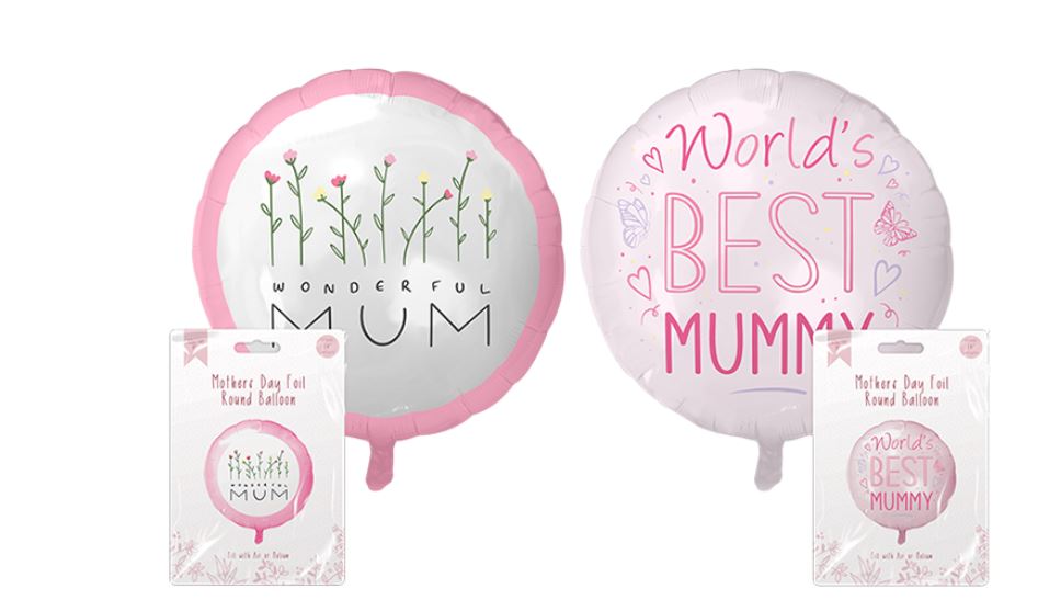 18" Mothers Day Foil Balloon - Click Image to Close
