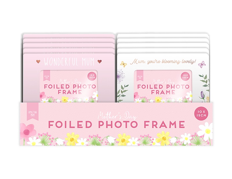 MOTHER'S DAY FOILED PHOTO FRAME - Click Image to Close