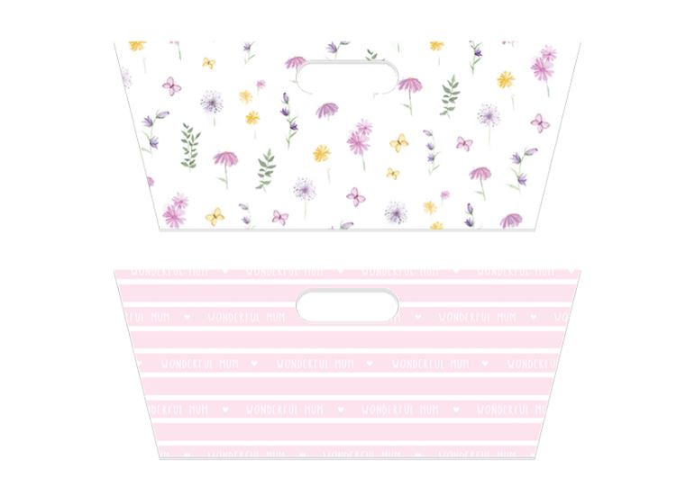 MOTHER'S DAY PRINTED HAMPER TRAY 30CM - Click Image to Close