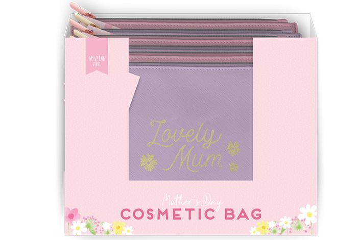 Mother's Day Cosmetic Bag PDQ - Click Image to Close