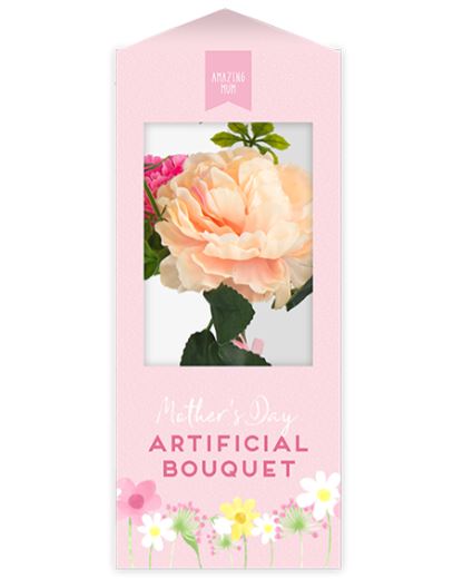 Mothers Day Artficial Bouquet - Click Image to Close