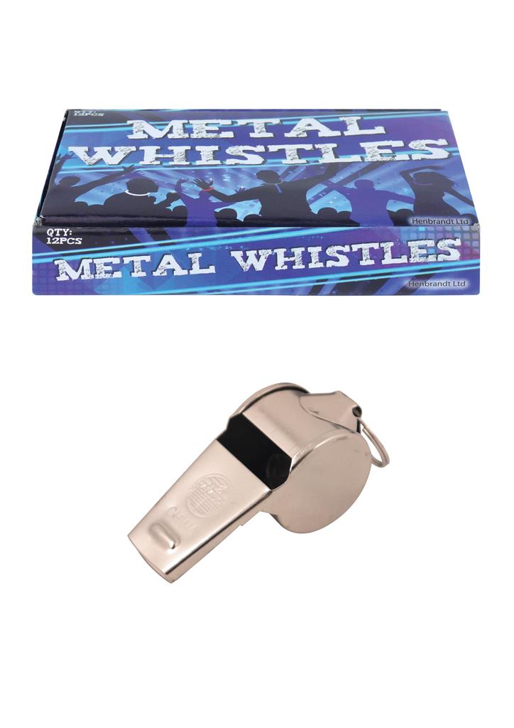 Metal Whistle 5.5cm X 12 Pack - Click Image to Close
