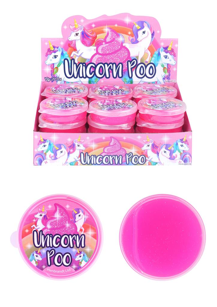 Unicorn Poo Glitter Slime 7cm X 2cm - Click Image to Close