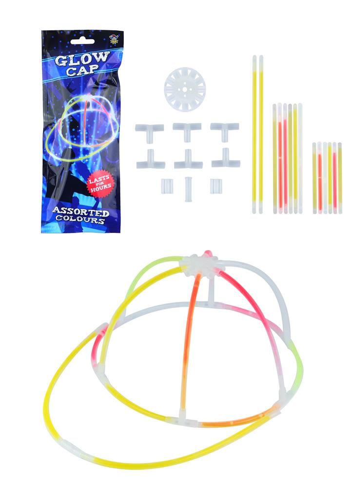 Glow Cap Set ( Assorted Colours ) - Click Image to Close