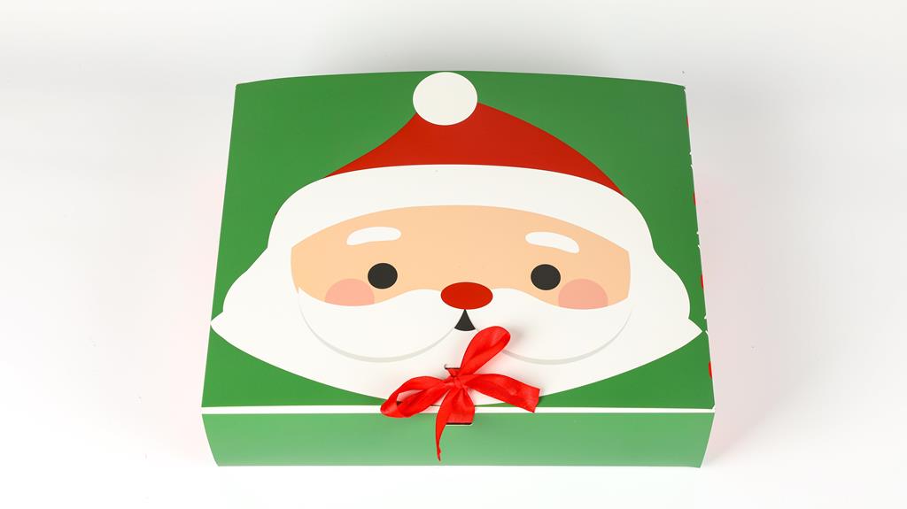 Christmas Santa Cute Gift Box 31 x 24.5 x 8cm - Click Image to Close