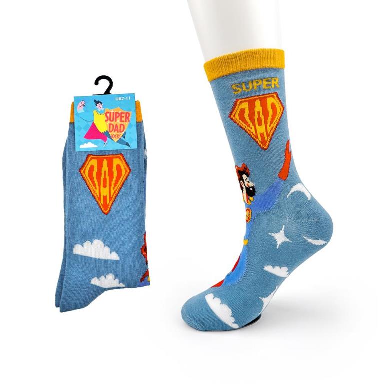 Super Dad Socks - Click Image to Close