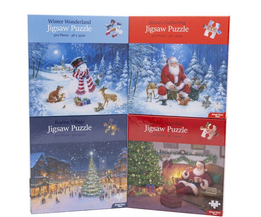 500Pc Christmas Puzzle - Click Image to Close