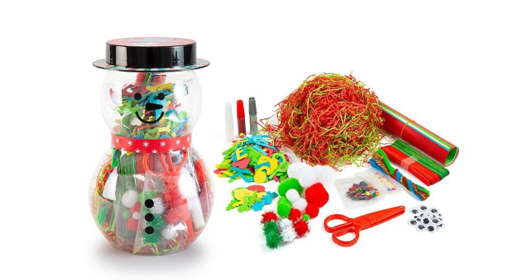 Snowman Craft Jar - Click Image to Close