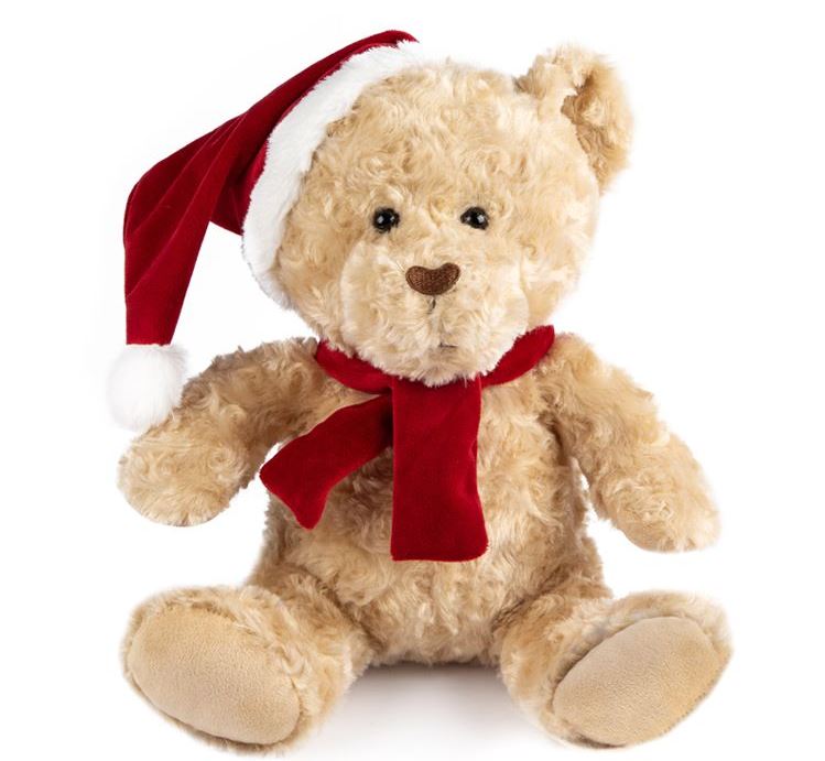 Christmas Bear 25cm - Click Image to Close