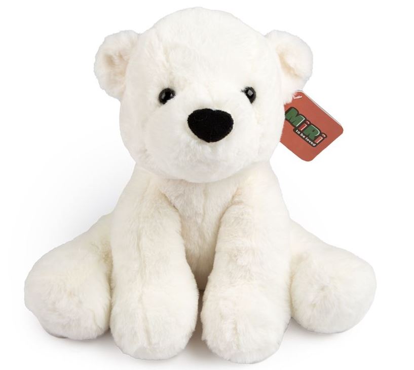 Christmas Plush Polar Bear 25cm - Click Image to Close