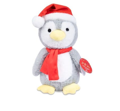 Penguin Plush With Hat And Scarf 25cm - Click Image to Close