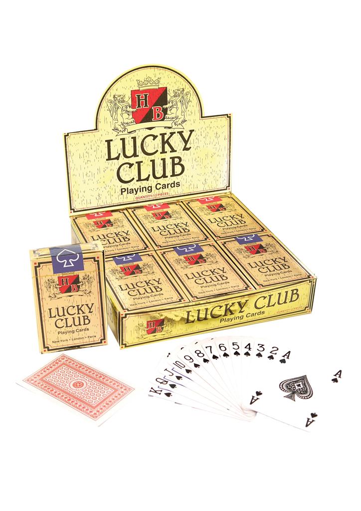 Lucky Club Playing Cards 9cm X 6cm - Click Image to Close