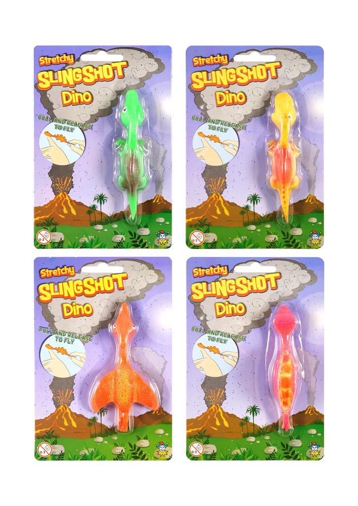 11cm Stretchy Dinosaur Slingshot Shooter - Click Image to Close