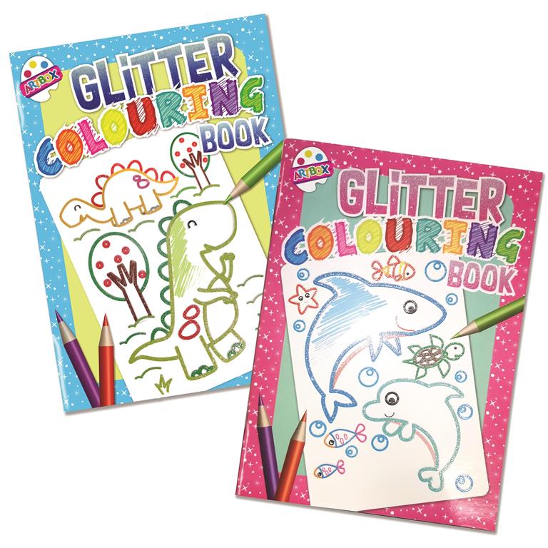 Glitter Colouring Book - Click Image to Close