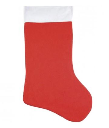 Felt Red Large Stocking 62cm - Click Image to Close