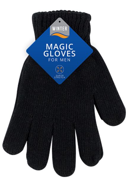 Mens Black Magic Gloves - Click Image to Close