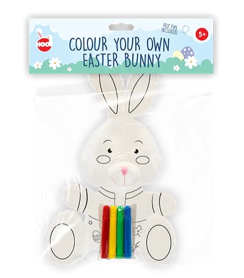 Colour Your Own Easter Bunny - Click Image to Close