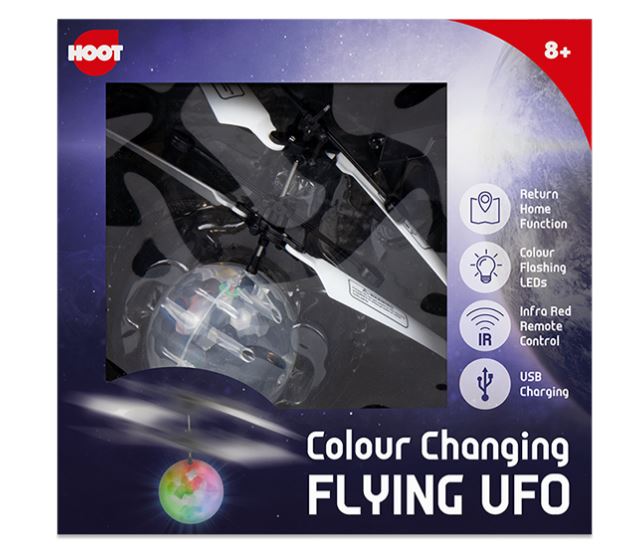 Colour Changing Flying Ufo - Click Image to Close