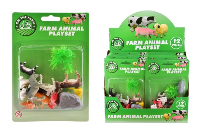 Farm Animals On Blistercard - Click Image to Close