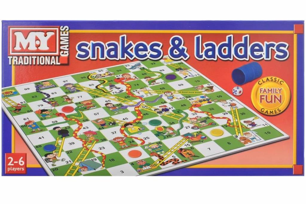 Classic Snakes & Ladders Game - Click Image to Close