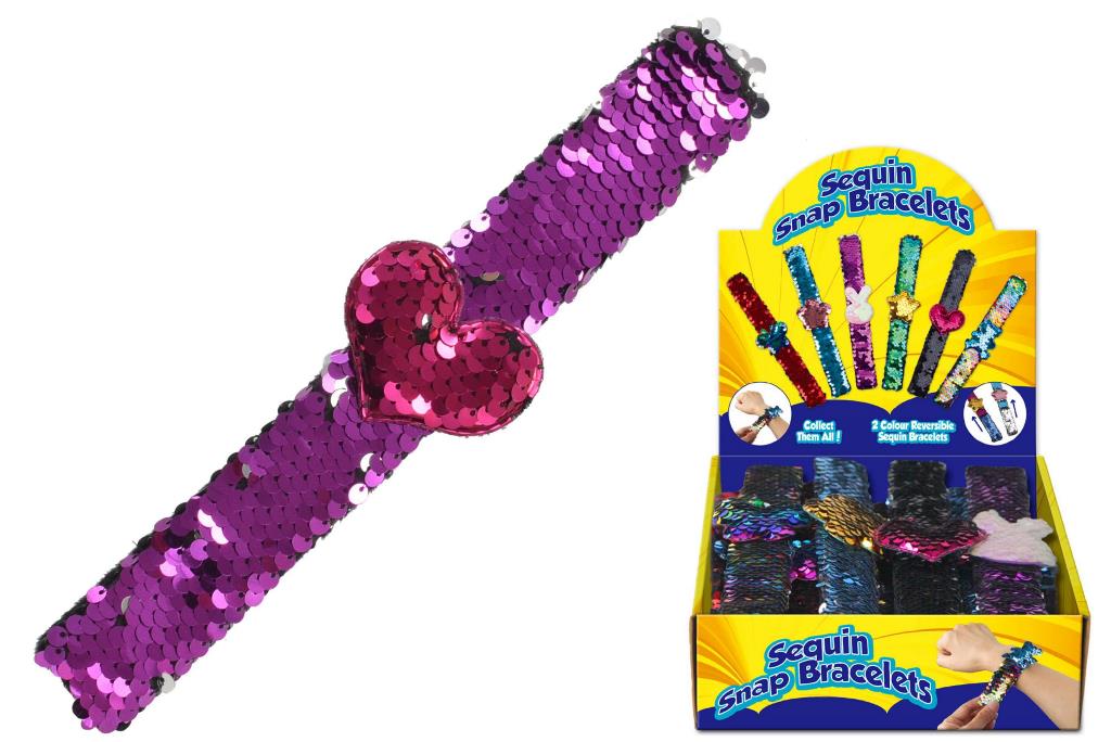 Sequin Snap Bracelet - Click Image to Close