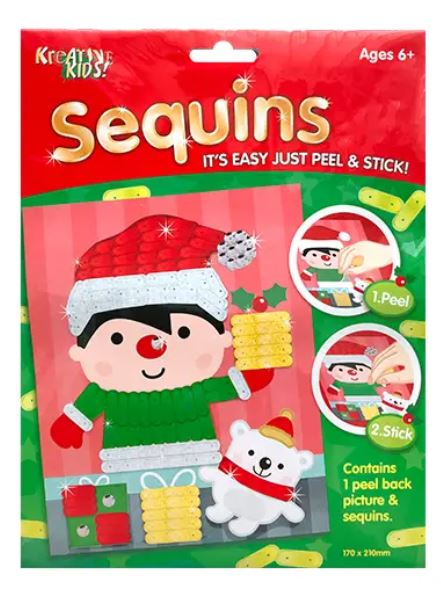 Christmas Peel & Stick Sequins ( Assorted ) - Click Image to Close