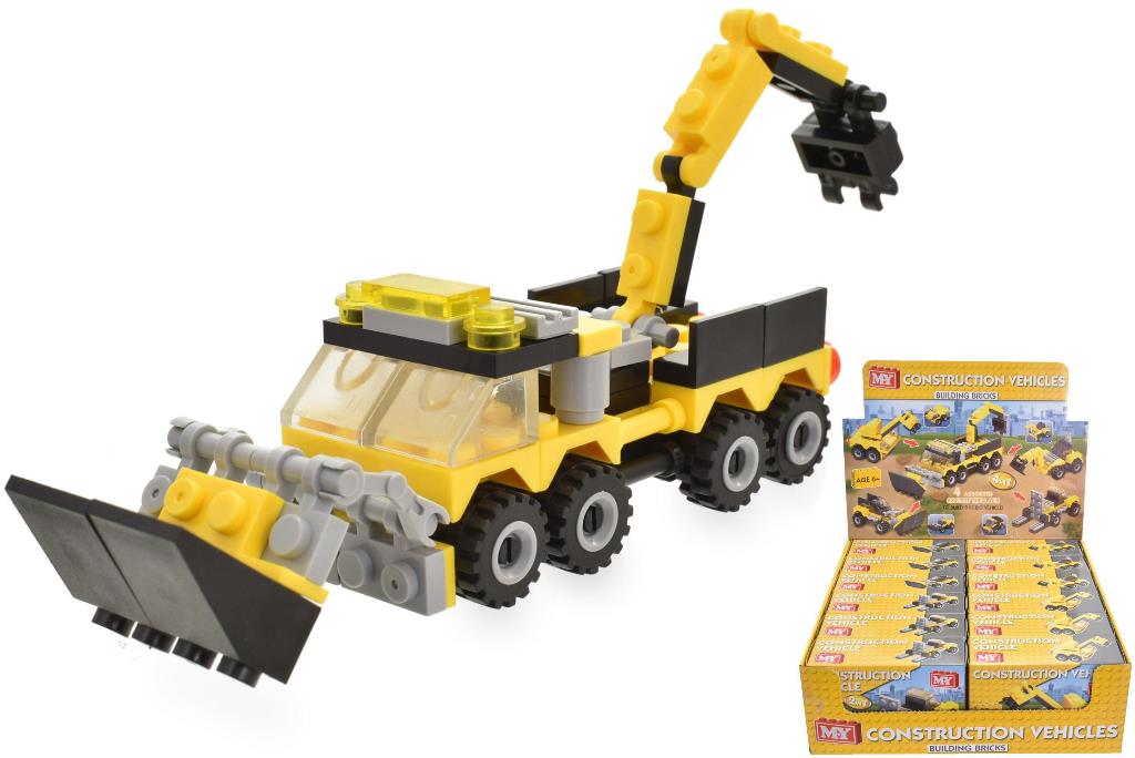 Construction Vehicle Brick Set ( Assorted Designs ) - Click Image to Close