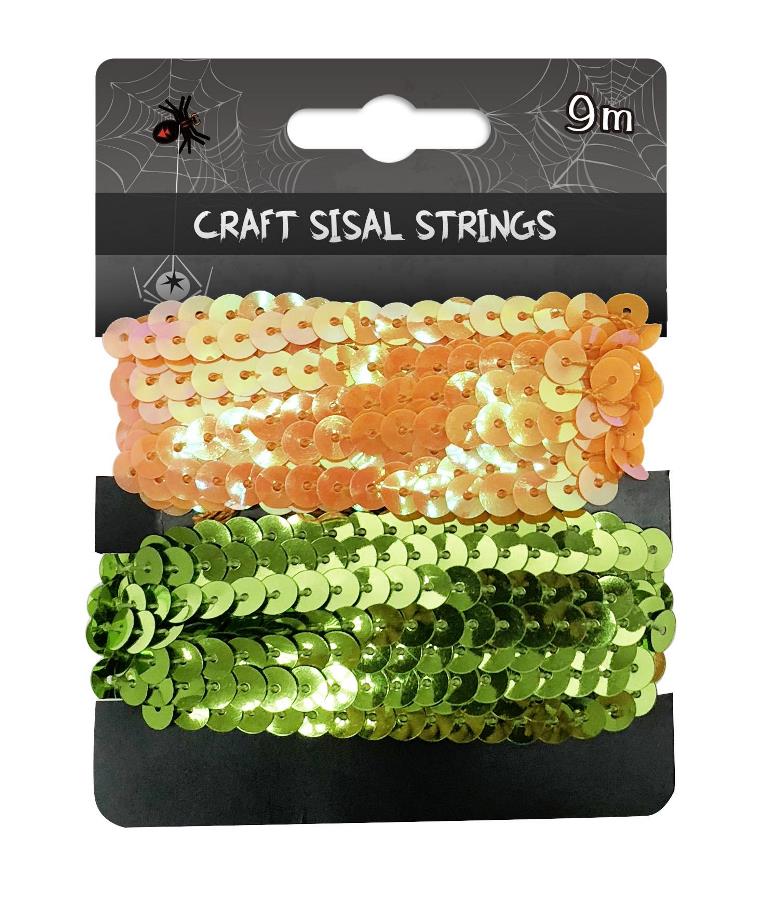 Craft Sequin Strings 6m - Click Image to Close