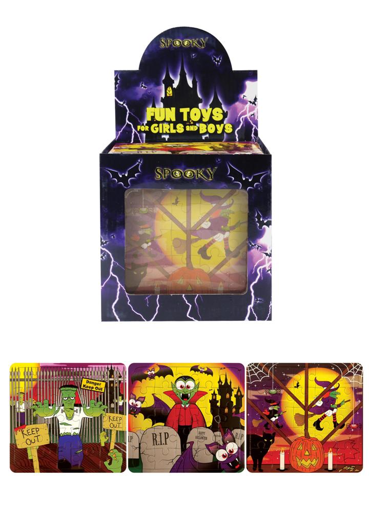HALLOWEEN 13CM X 12CM PUZZLE X 108 - Click Image to Close