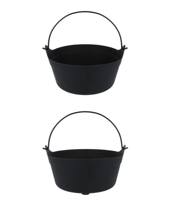 Black Cauldron Halloween Decoration - Click Image to Close